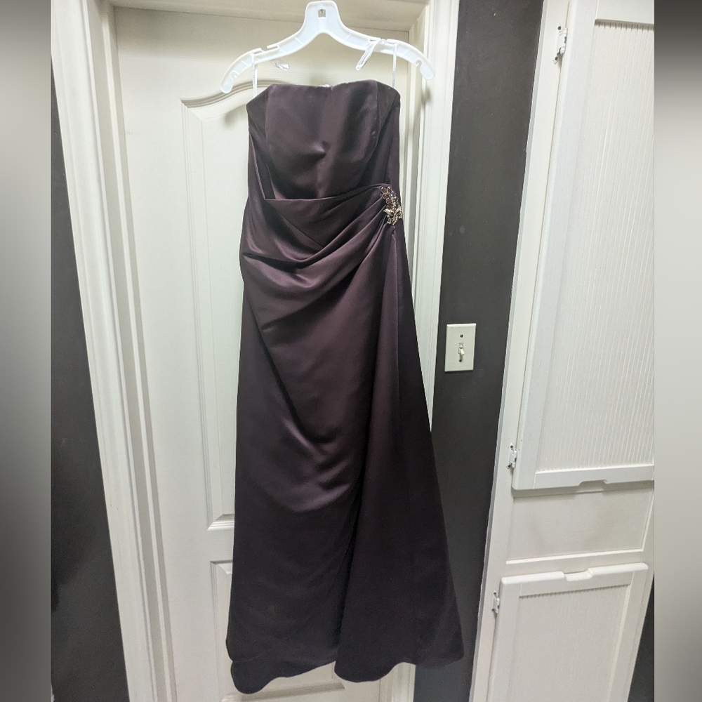 David's Bridal Brown Dress